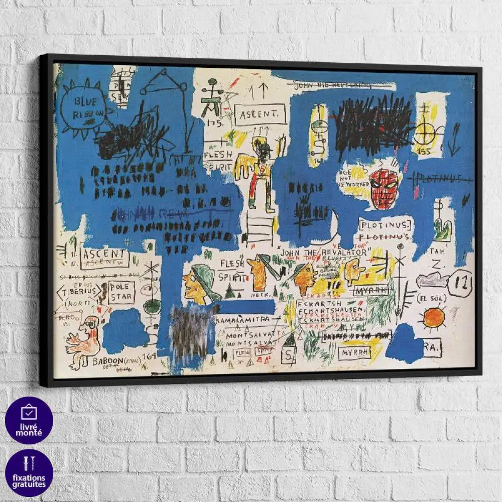 Tableau Basquiat Ascent - Montableaudeco