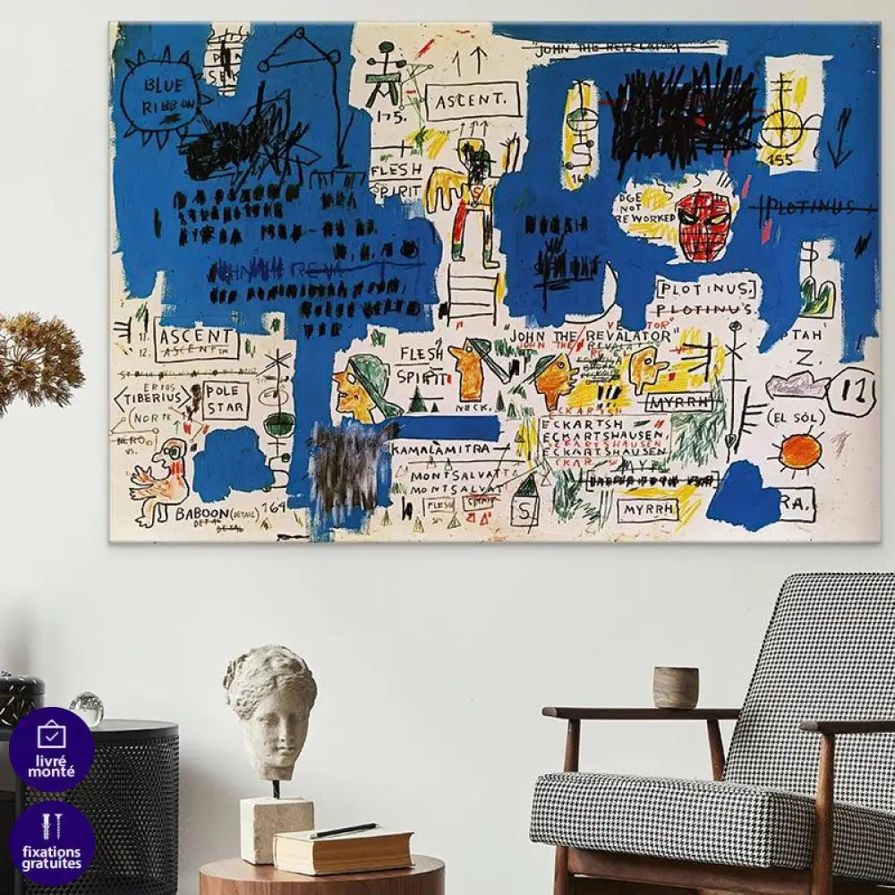 Tableau Basquiat Ascent - Montableaudeco