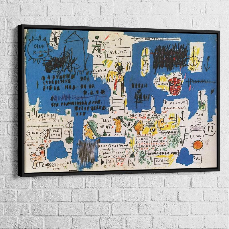 Tableau Basquiat Ascent - Montableaudeco