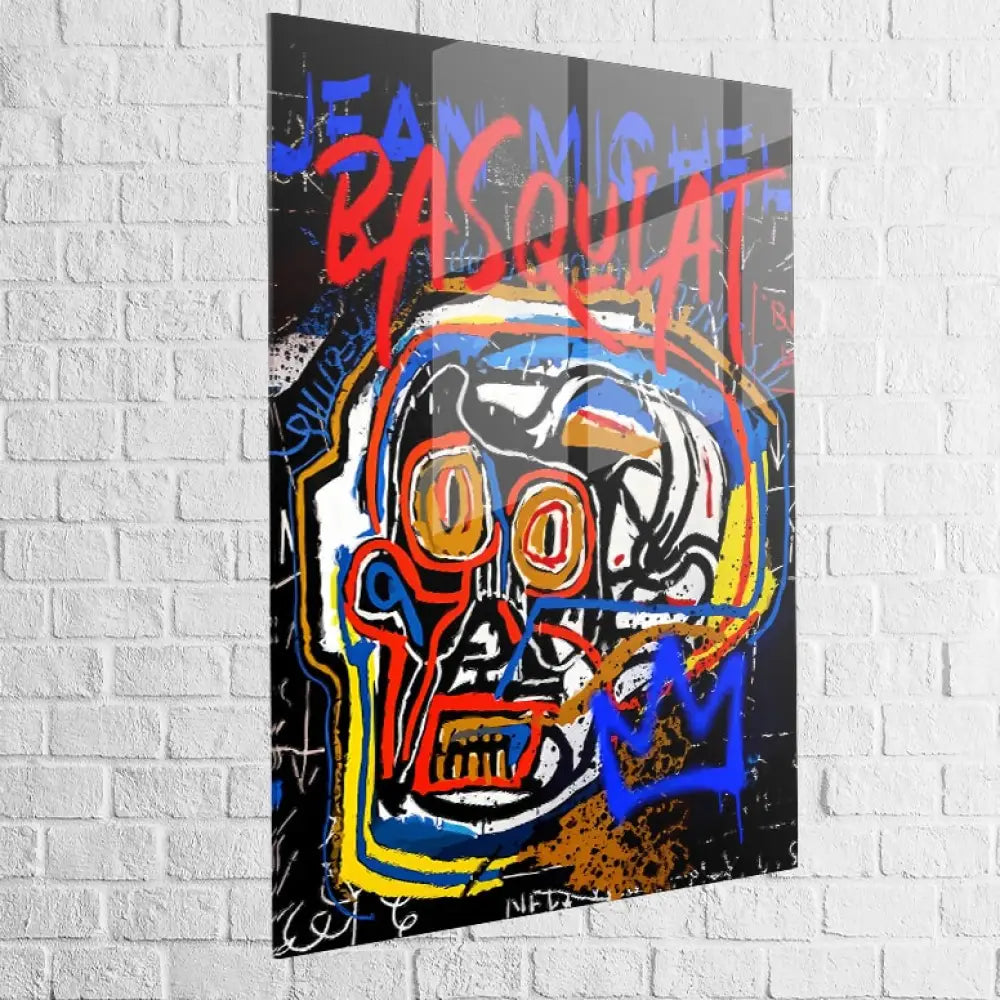 Tableau Basquiat Dualité Urbaine 40x60cm / Plexiglas / B Tableau Basquiat