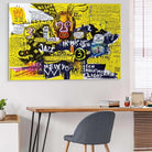 Tableau Basquiat Jazz et Révolte Tableau Basquiat