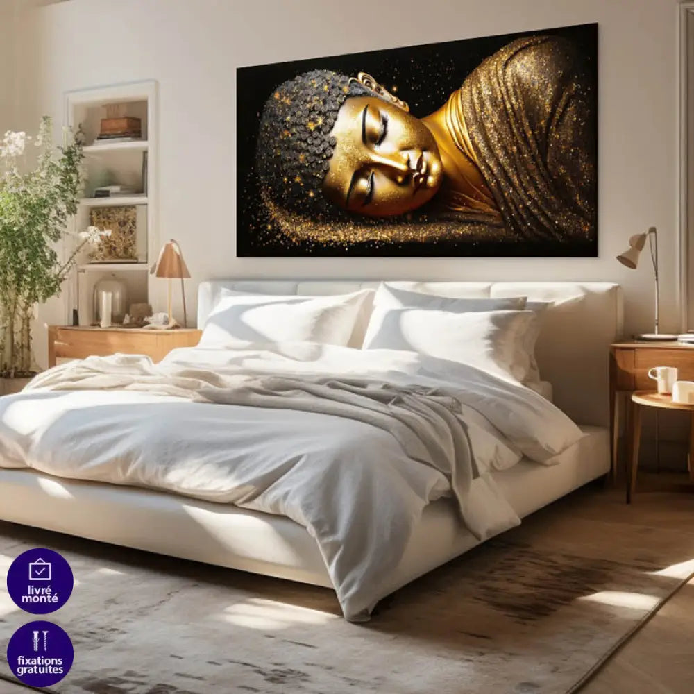 Tableau Bouddha de Paix et Lumière 3