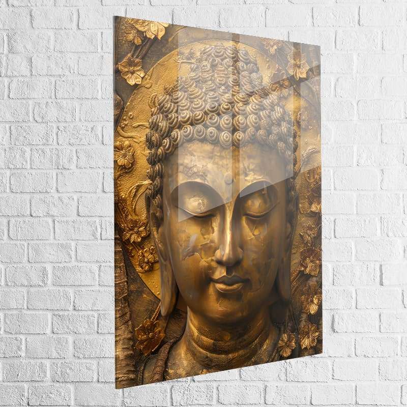 Tableau Bouddha | Méditation en Or | Offre De Bienvenue -20% c