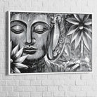 Tableau Bouddha Noir et Blanc - Montableaudeco