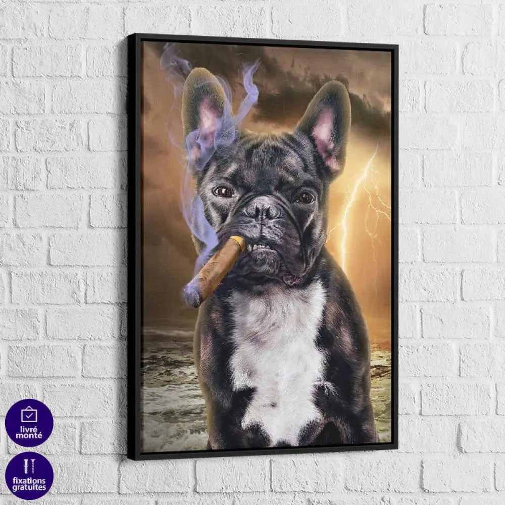 Tableau Bulldog Français | Déco Originale | Offre de Bienvenue -20% c