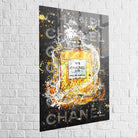 Tableau Chanel Black Graffiti - Montableaudeco