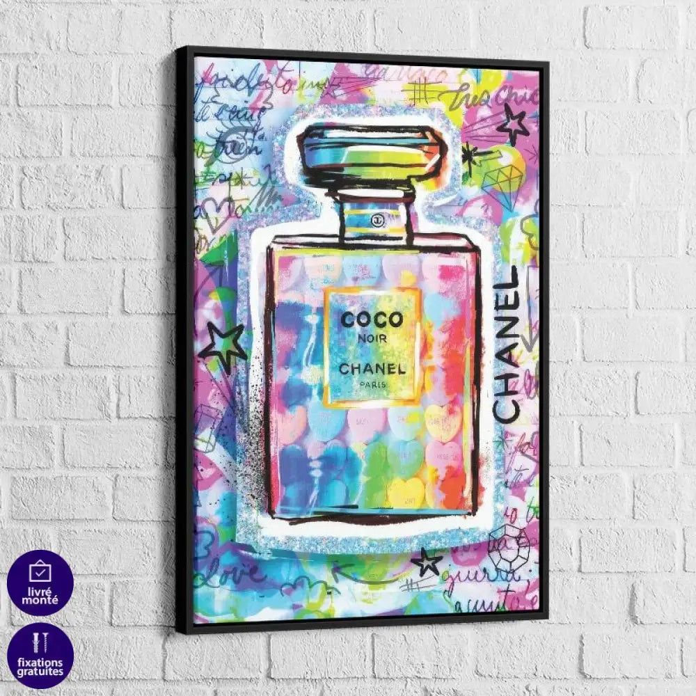 Tableau Chanel Coloré - Montableaudeco