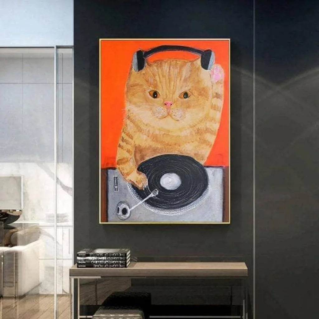 Tableau Chat Coloré Fun Collection 13 Pièces - Montableaudeco