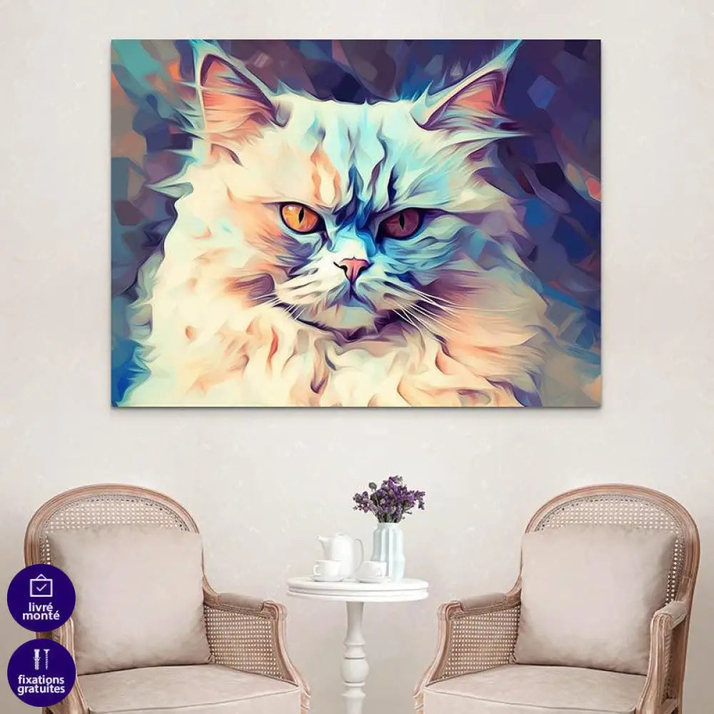 Tableau Chat de Birmanie - Montableaudeco