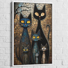 Tableau mural chats modernes – style mosaïque