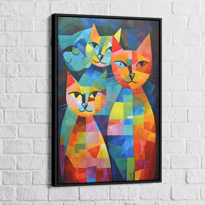 Tableau Chat | Mosaïque Miaou | Offre De Bienvenue -20% c