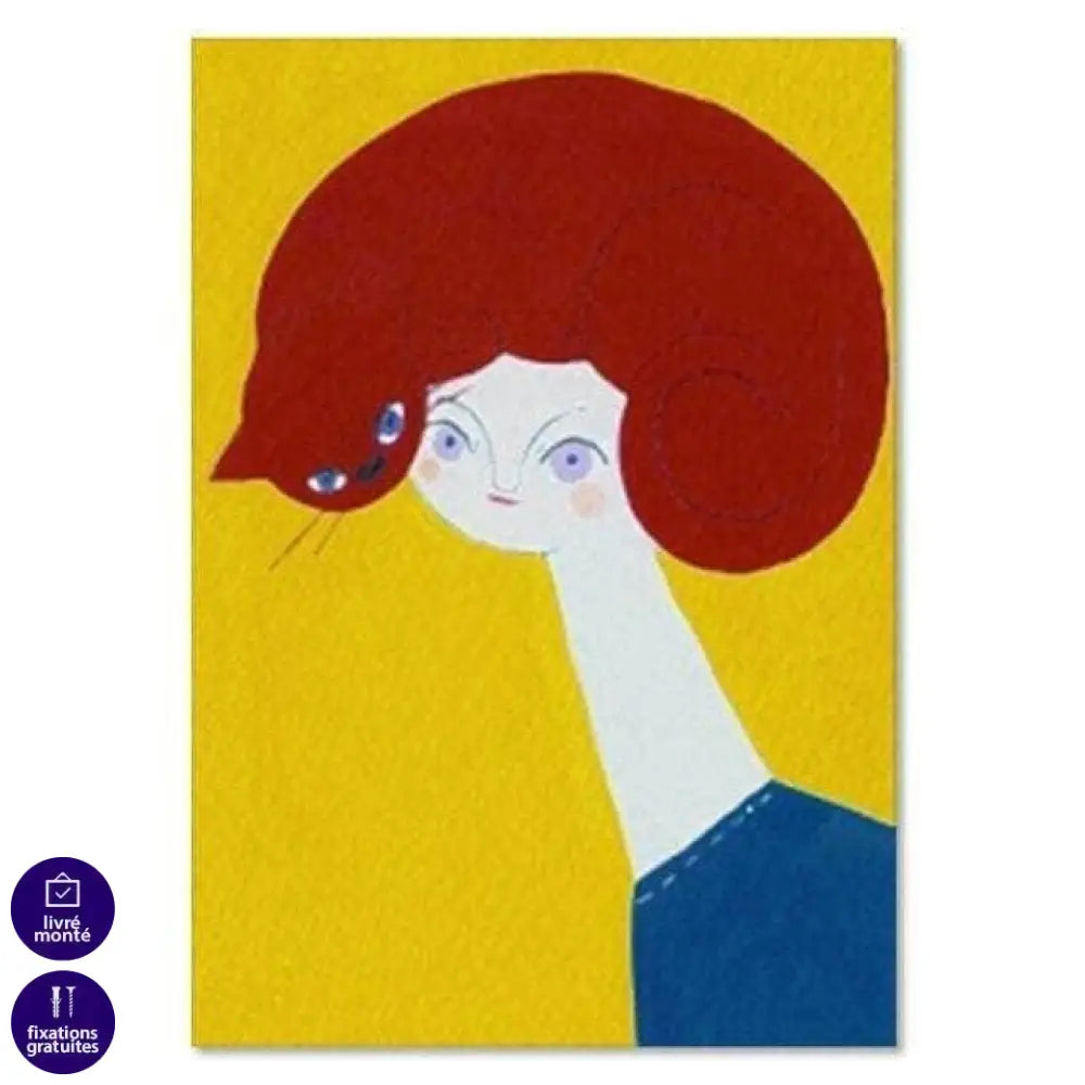 Tableau chat nos amis les chats - Montableaudeco