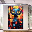 Tableau Chat Urbain Coloré Tableau Animaux