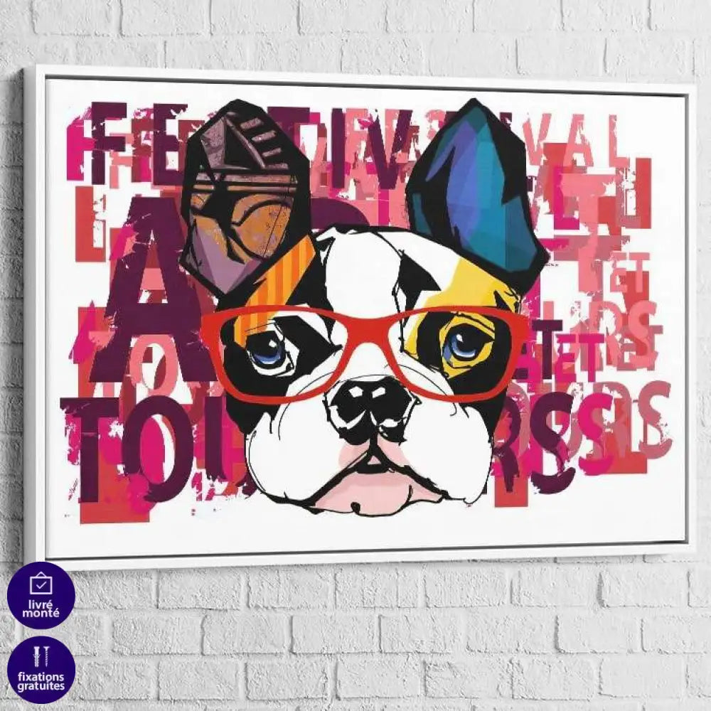 Tableau Chien | Graffiti Canin | Les Promos -25% Livraison Offerte c