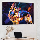 Tableau Chien | Le Berger Allemand Pop | Offre De Bienvenue -20%