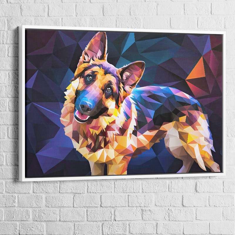 Tableau Chien | Le Berger Allemand Pop | Offre De Bienvenue -20% d