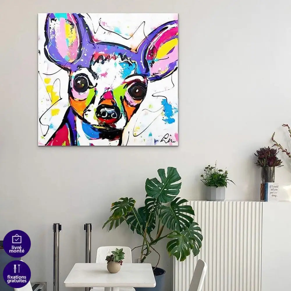 Tableau Chien Le Chihuahua - Montableaudeco