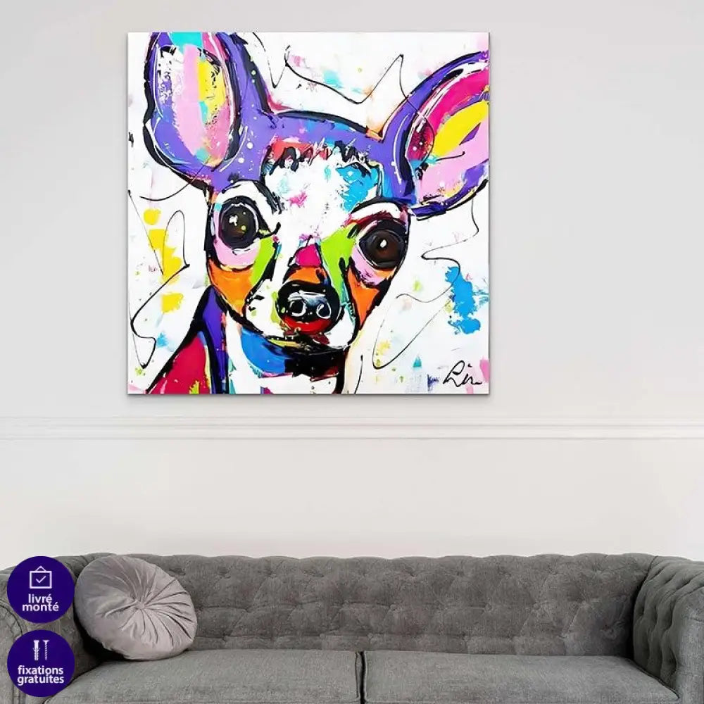 Tableau Chien Le Chihuahua - Montableaudeco