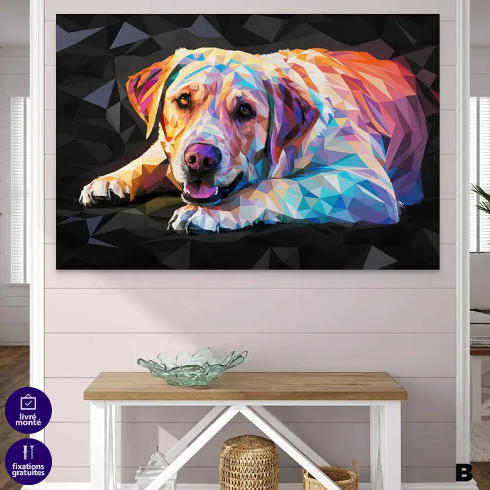 Tableau Chien | Le Labrador Pop | Offre De Bienvenue -20%