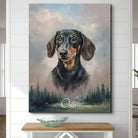 peinture artistique réaliste de votre chien