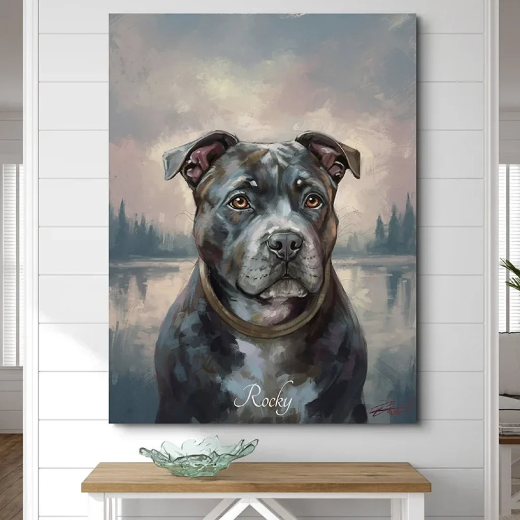tableau sur mesure avec photo de votre chien