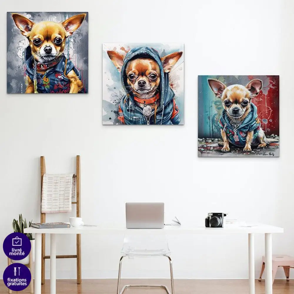 Tableau Chihuahua Mignon - Montableaudeco