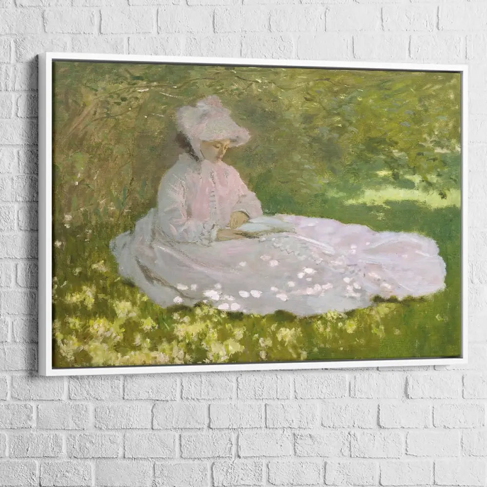 Claude Monet tableau Printemps décoration intérieure élégante