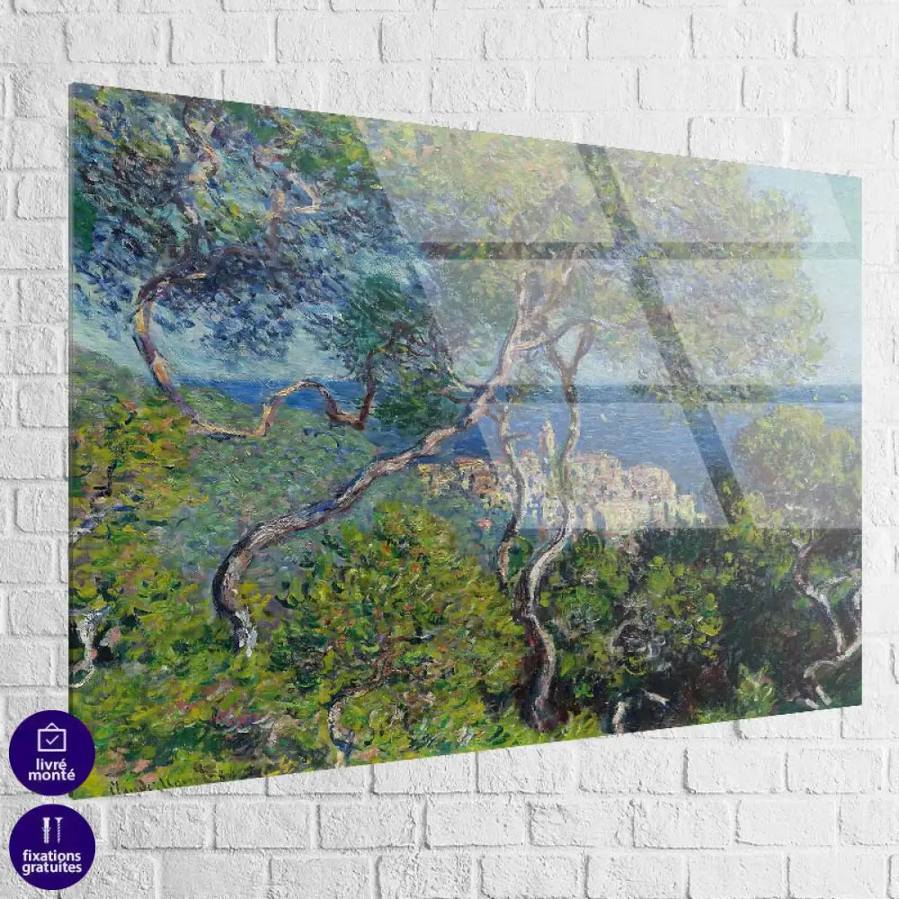 Tableau Claude Monet Villas à Bordighera (1884) 40x60cm / Plexiglas Tableau Claude Monet