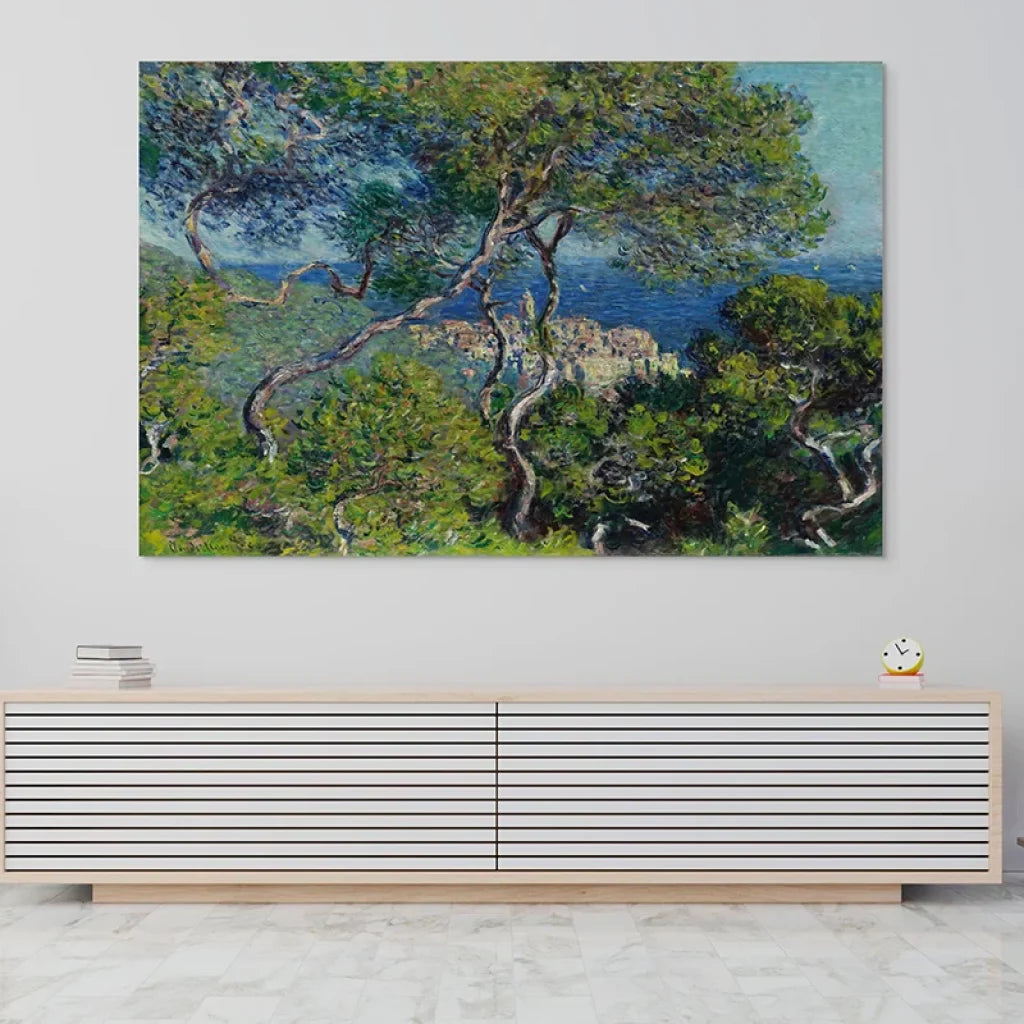 Tableau Claude Monet Villas à Bordighera reproduction sur toile