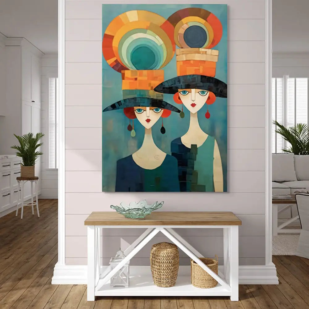 Tableau Contemporain Élégance Géométrique 40x60cm / Affiche sans cadre Tableau Moderne
