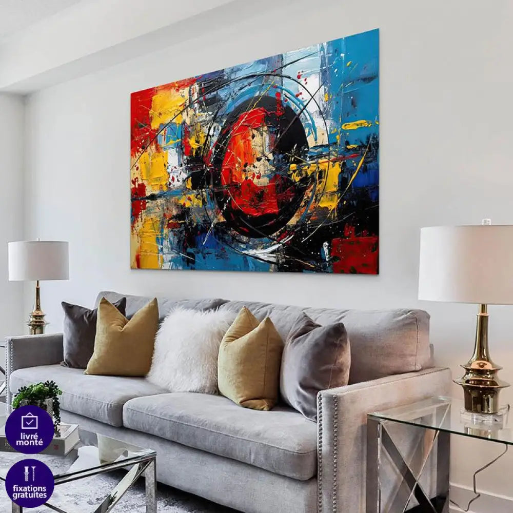 Tableau Contemporain Esprit de la Terre - Montableaudeco