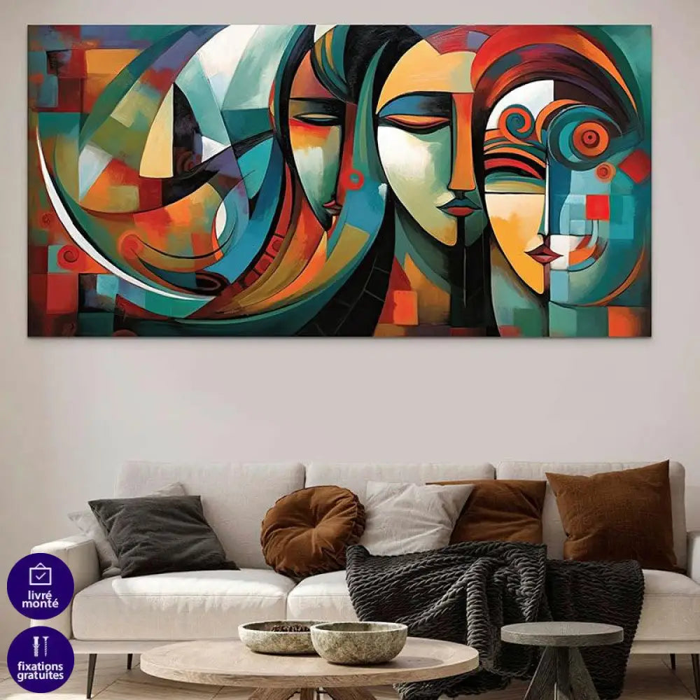 Tableau Contemporain Les Femmes - Montableaudeco