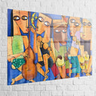 Tableau plexiglas Les Rythmes du Soleil – effet brillant premium pour intérieur design