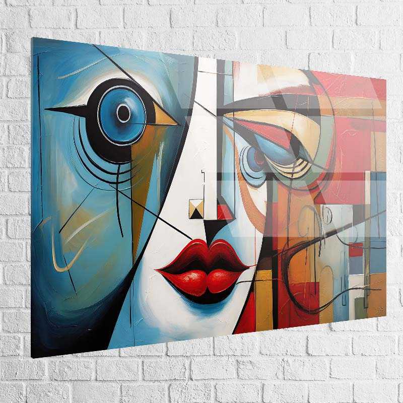 Tableau Contemporain | Reflets Cubiste | Profitez des Promos -20% d