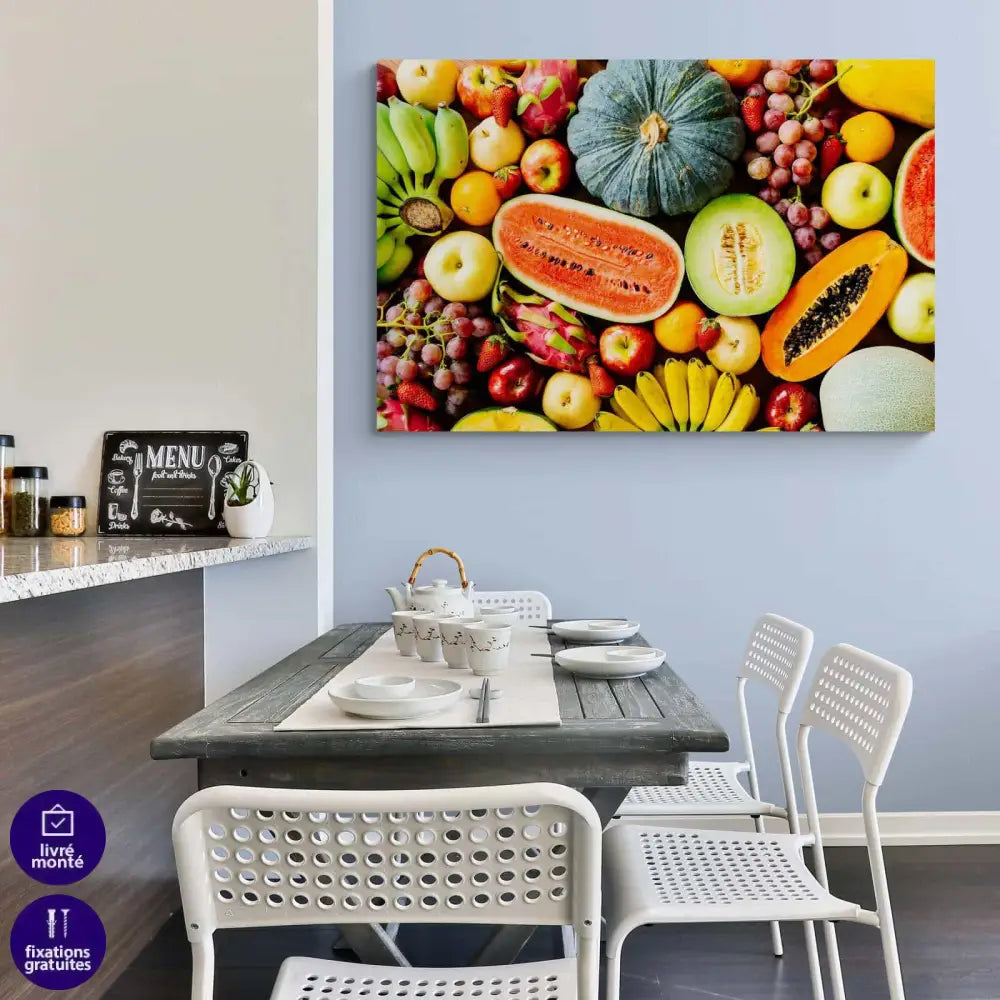 Tableau Cuisine Les Fruits - Montableaudeco