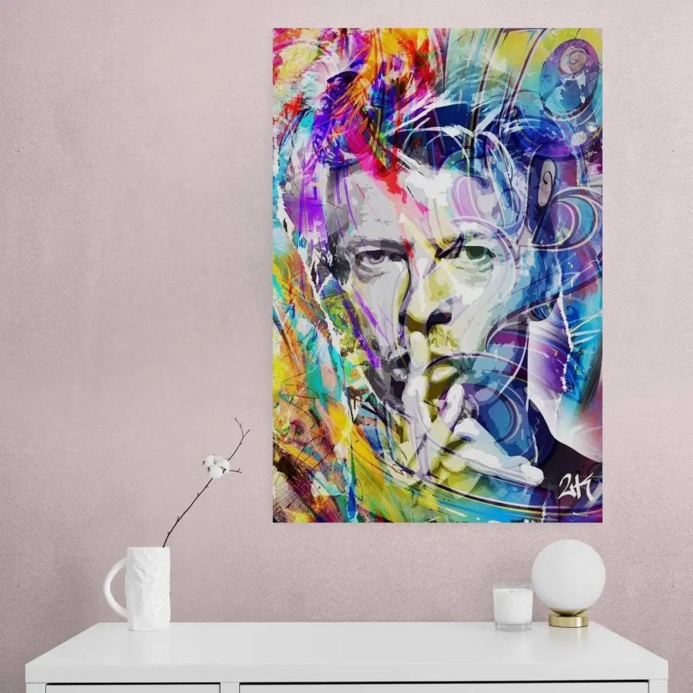 Tableau David Bowie Graffiti Street - Montableaudeco
