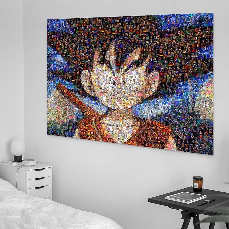 Tableau Dragon Ball Goku Approchez-vous - Montableaudeco