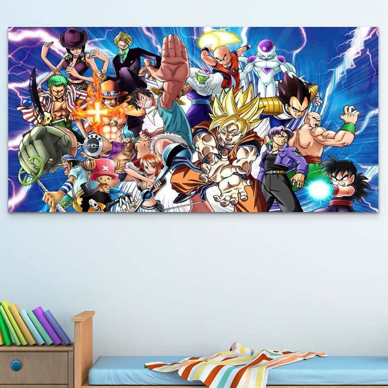 Tableau Dragon Ball One Piece - Montableaudeco