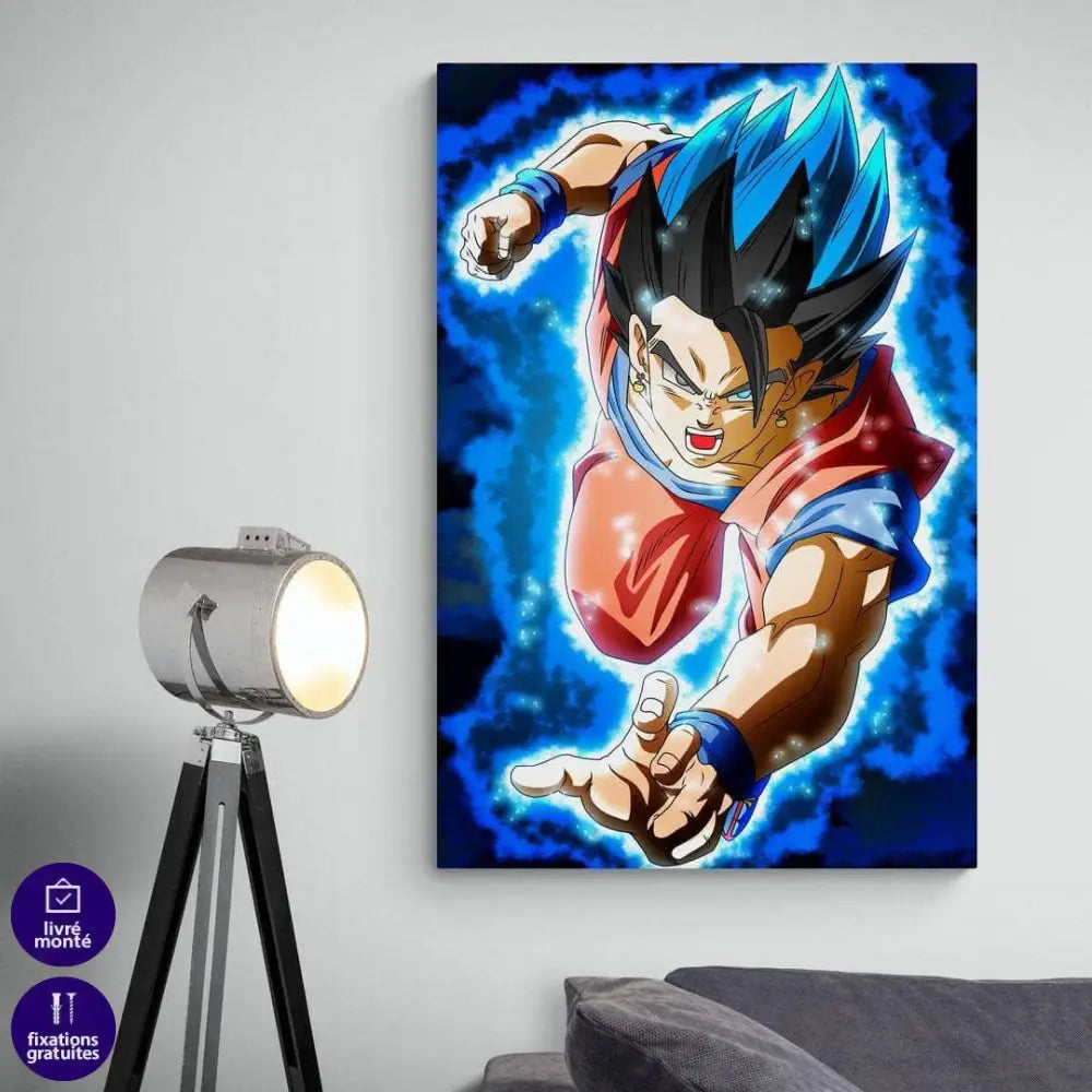 Tableau Dragon Ball Sangoku L'attaque - Montableaudeco