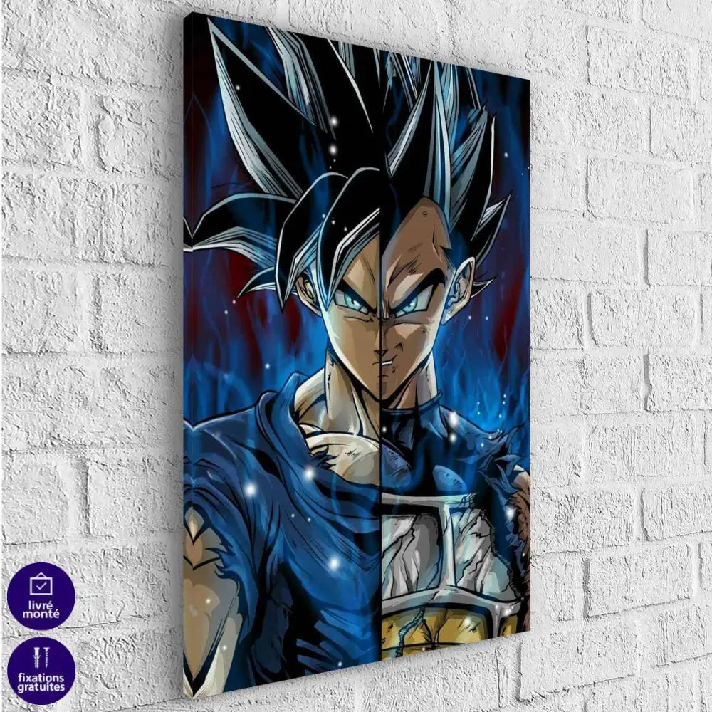 Tableau Dragon Ball Sangoku Vegeta - Montableaudeco