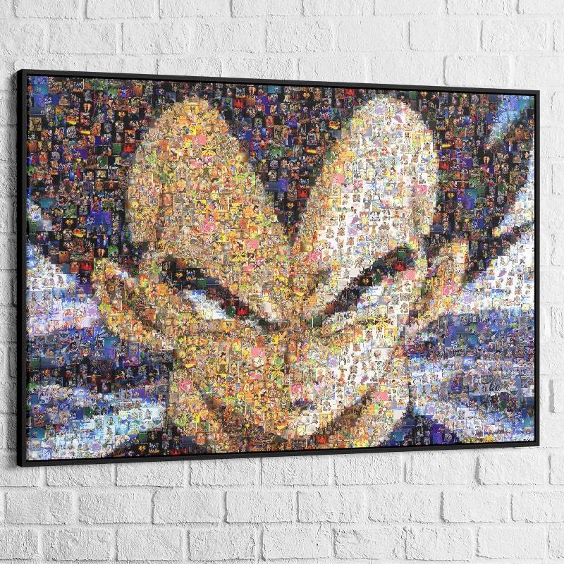 Tableau Dragon Ball Vegeta Approchez-vous - Montableaudeco