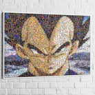 Tableau Dragon Ball Vegeta Approchez-vous - Montableaudeco