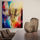 Tableau Éléphant Coloré - Montableaudeco