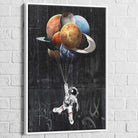 Tableau Espace Cosmono Planet 40x60cm / Cadre Blanc Tableau Espace