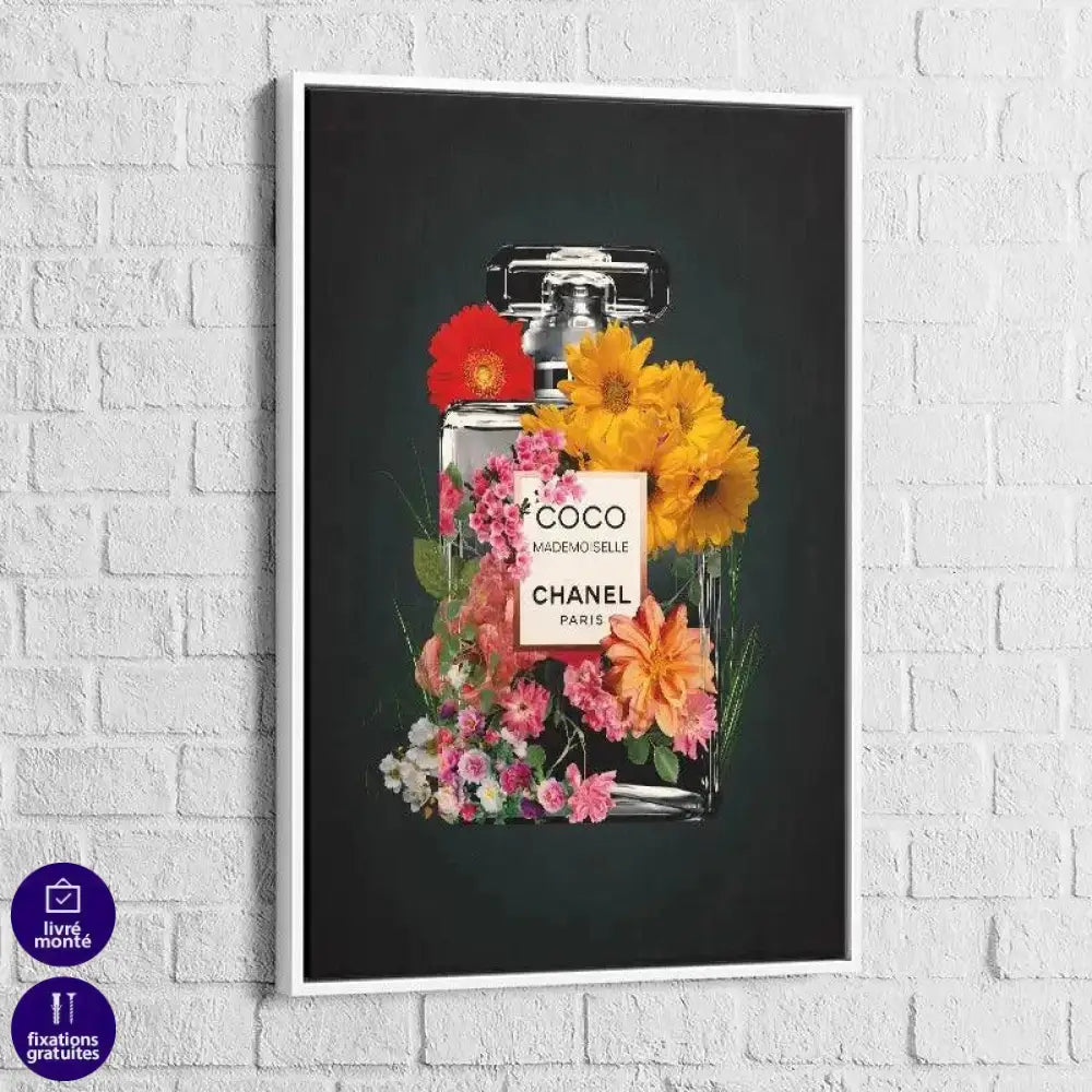 Tableau Fashion COCO CHANEL N°5 - Montableaudeco