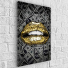 Tableau Fashion Des Dollars et des Lèvres - Montableaudeco