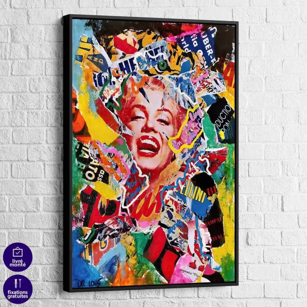Tableau Fashion Marilyn Monroe Paper - Montableaudeco