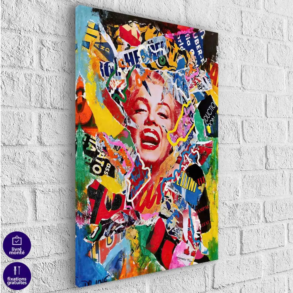 Tableau Fashion Marilyn Monroe Paper - Montableaudeco