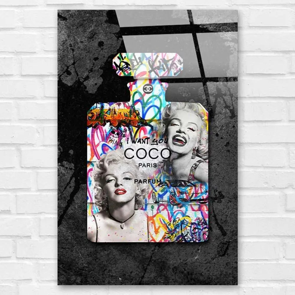 tableau plexiglas monroe art chic