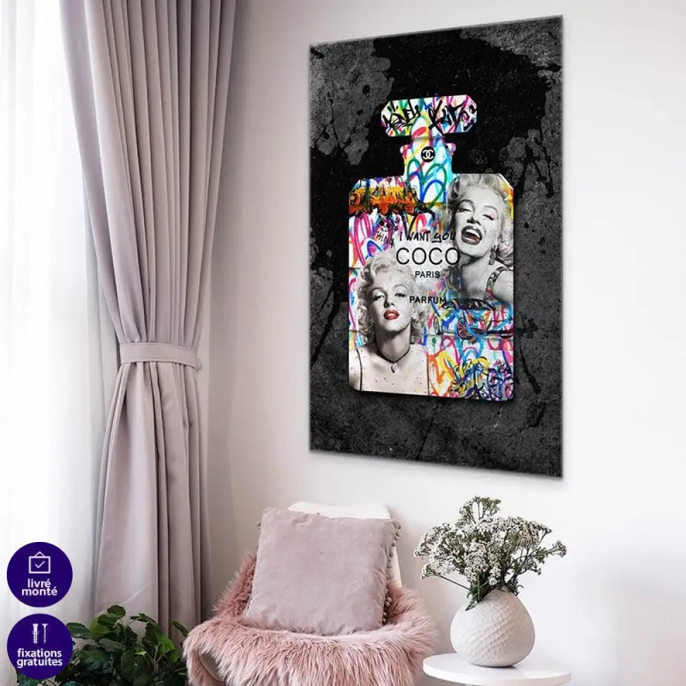 tableau contemporain glamour urbain